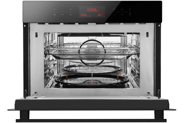 Piekarnik do zabudowy AMICA AMMB44E2GCB X-Type elektryczny Z mikrofalą czarno-szklany