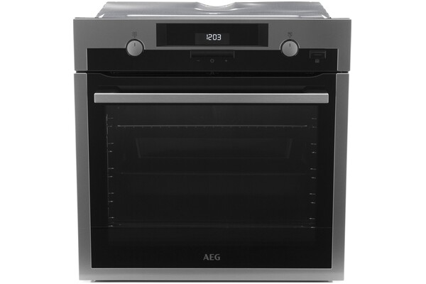 Piekarnik do zabudowy AEG-Electrolux BCE451350M elektryczny Parowy srebrno-czarny