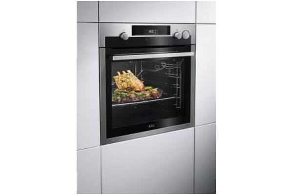 Piekarnik do zabudowy AEG-Electrolux BSE576321M elektryczny Parowy srebrny