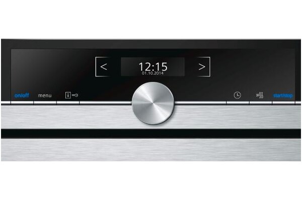 Piekarnik do zabudowy Siemens CM633GBS1 iQ700 elektryczny Z mikrofalą srebrno-czarny