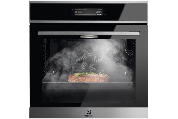 Piekarnik do zabudowy Electrolux EOA9S31CX SteamPro elektryczny Parowy czarny