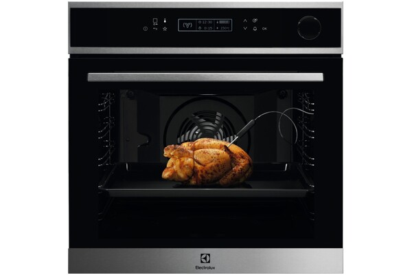 Piekarnik do zabudowy Electrolux LOC8H31X SteamCrisp elektryczny Parowy Czarno-stalowy