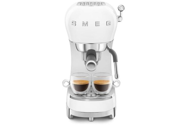 Ekspres Smeg ECF02WH kolbowy biały