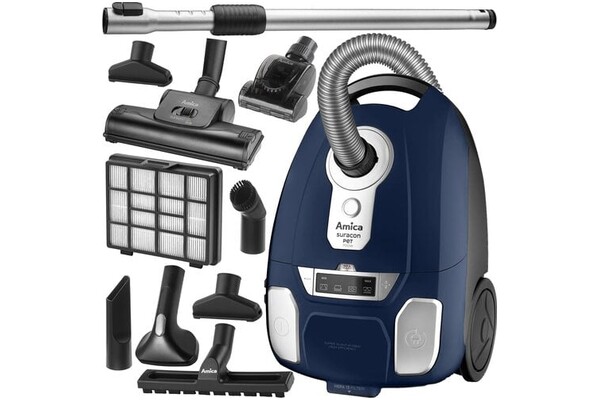 Odkurzacz AMICA VM7003 Suracon Pet tradycyjny workowy 720W granatowo-szary