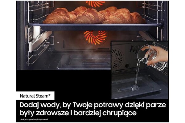 Piekarnik do zabudowy Samsung NV7B4325ZAK Dual Cook Flex elektryczny czarny