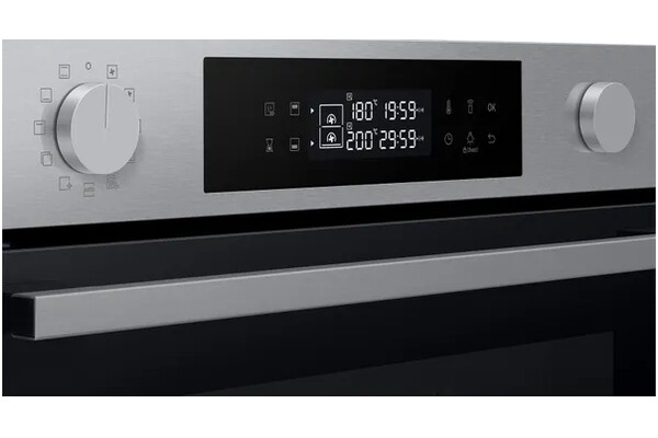 Piekarnik do zabudowy Samsung NV7B44207AS Dual Cook elektryczny Inox-czarny