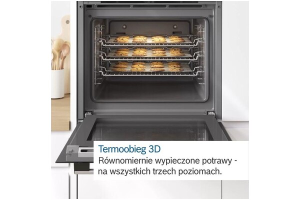 Piekarnik do zabudowy Bosch HBG5780B6 Serie 6 elektryczny czarny
