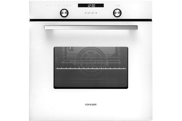 Piekarnik do zabudowy Concept ETV7460WH elektryczny biało-szklany
