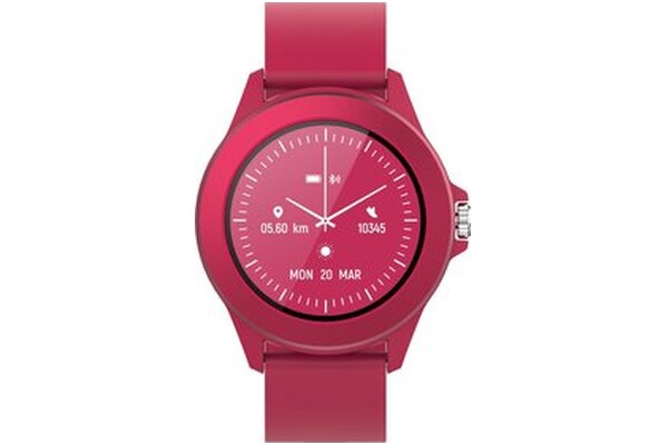 Smartwatch FOREVER CW300 Colorum 1.22" czerwony