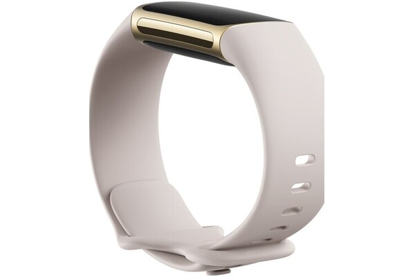 Smartwatch FITBIT Charge 5 1.04" biało-złoty
