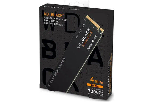 Dysk wewnętrzny WD WDS400T2X0E Black SSD M.2 NVMe 4TB