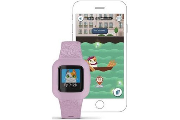 Smartwatch Garmin Vivofit Junior 3 0.78" różowy