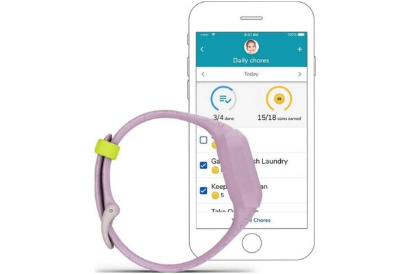 Smartwatch Garmin Vivofit Junior 3 0.78" różowy