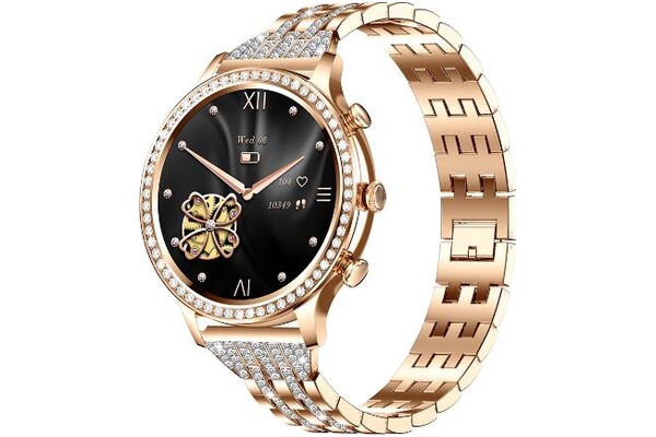 Smartwatch Manta Diamond Lusso 1.32" złoty