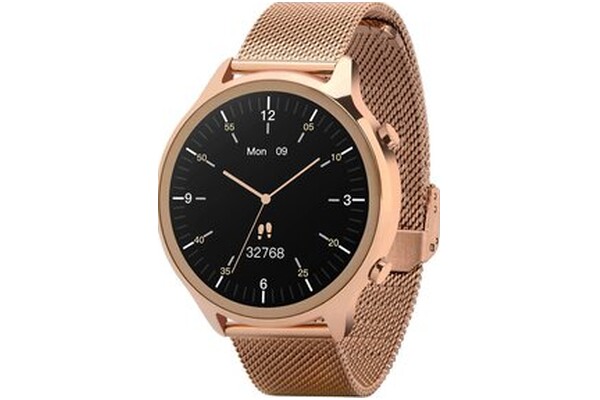 Smartwatch Garett Electronics Veronica 1.32" Złoto-stalowy