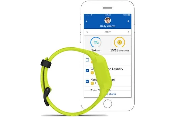 Smartwatch Garmin Vivofit Junior 3 0.78" zielony