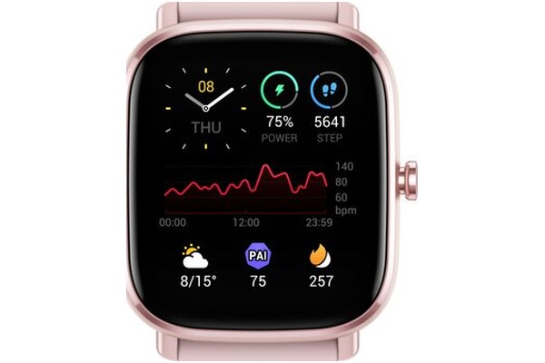 Smartwatch Amazfit GTS 2 Mini 1.55" różowy