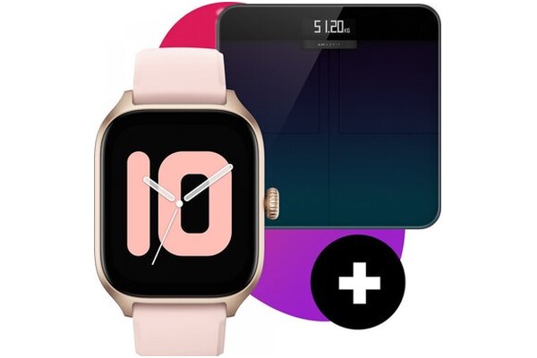 Smartwatch Amazfit GTS 4 1.75" różowy