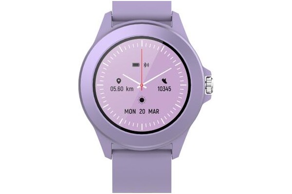 Smartwatch FOREVER CW300 Colorum 1.22" fioletowy