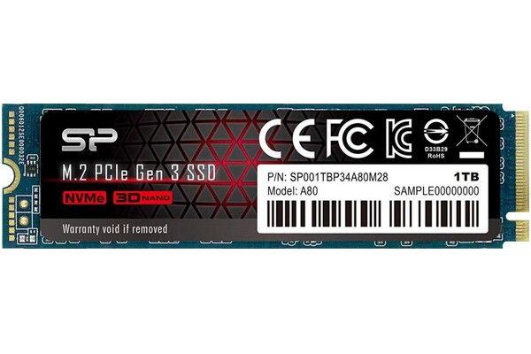Dysk wewnętrzny Silicon Power P34A80 SSD M.2 NVMe 1TB