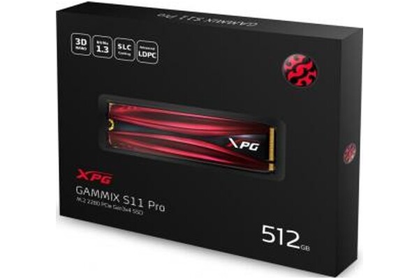Dysk wewnętrzny Adata S11 XPG Gammix Pro SSD M.2 NVMe 512GB