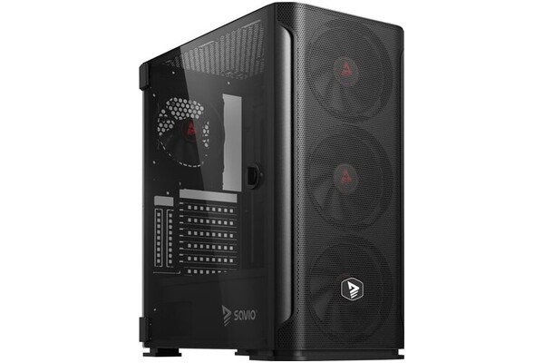 Obudowa PC SAVIO Shadow X2 Midi Tower czarny