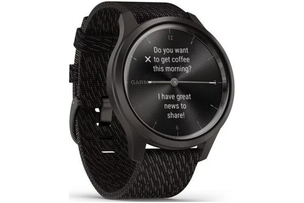 Smartwatch Garmin Vivomove Style 0.95" czarny
