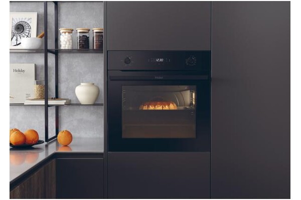 Piekarnik do zabudowy HAIER HWO60SM2E01BE elektryczny czarno-szklany