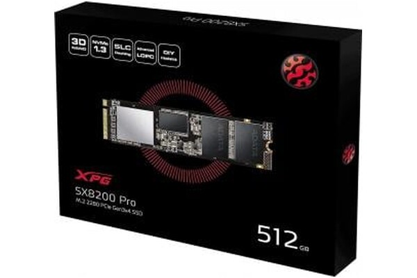 Dysk wewnętrzny Adata SX8200 XPG Pro SSD M.2 NVMe 512GB