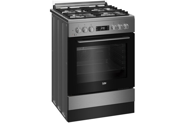 Kuchnia Beko FSM62339DXDS płyta gazowa, piekarnik elektryczny