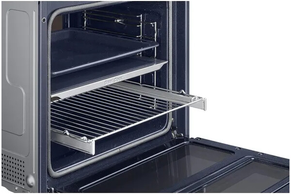 Piekarnik do zabudowy Samsung NV7B4525ZAS Dual Cook Flex elektryczny Inox-czarny