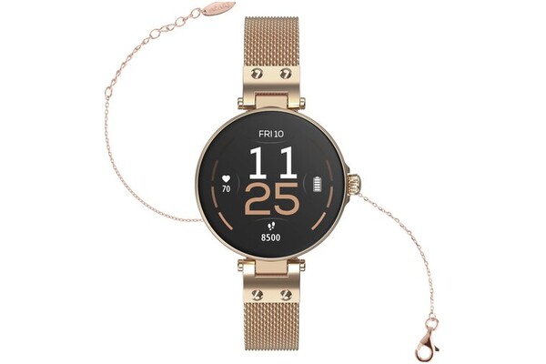 Smartwatch FOREVER SB305 Forevive Petite 1.08" różowo-złoty