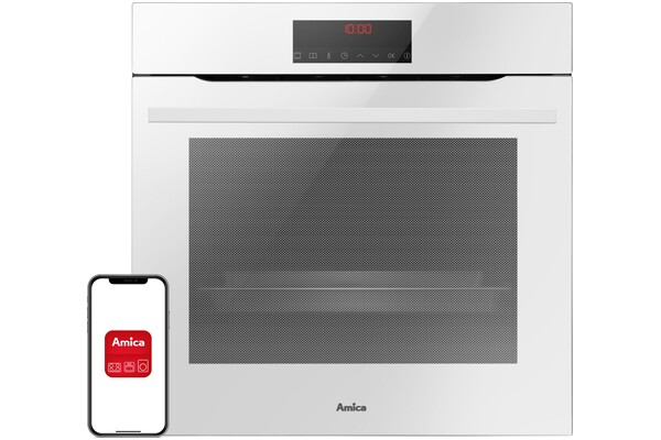 Piekarnik do zabudowy AMICA ED57689WA X-Type WiFi elektryczny biały