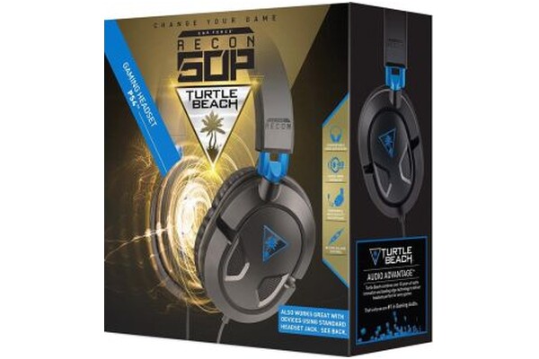 Słuchawki Turtle Beach Recon 50P Nauszne Przewodowe niebieski