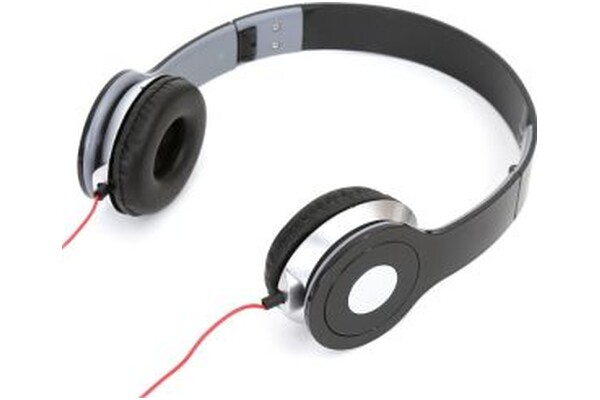 Słuchawki Omega FH4007 Audio Beat Nauszne Przewodowe czarny