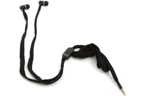 Słuchawki FREESTYLE Shoelace Dokanałowe Przewodowe czarny