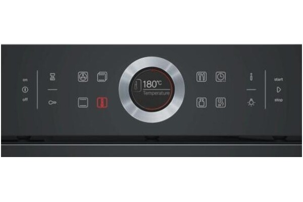 Piekarnik do zabudowy Bosch HBG635BB1 Serie 8 elektryczny czarno-lustrzany