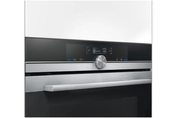 Piekarnik do zabudowy Siemens HB632GBS1 iQ700 elektryczny srebrno-czarny