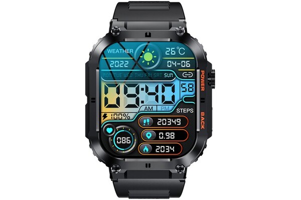 Smartwatch Denver SWC191B 1.96" czarny