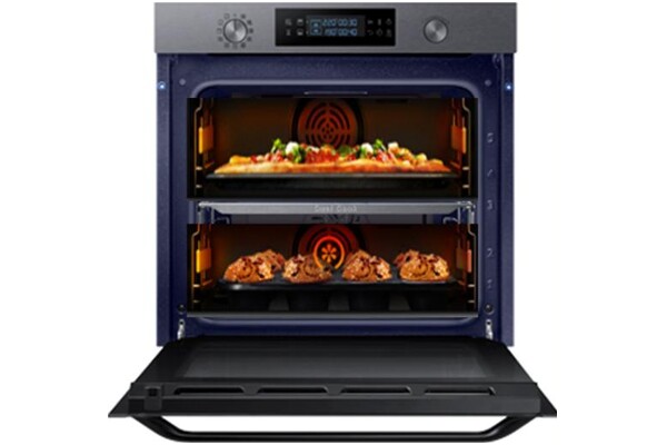 Piekarnik do zabudowy Samsung NV75K5541RG Dual Cook elektryczny grafitowy