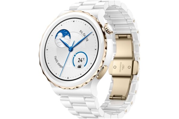 Smartwatch Huawei Watch GT 3 Elegant Pro 1.32" biało-złoty