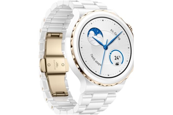 Smartwatch Huawei Watch GT 3 Elegant Pro 1.32" biało-złoty