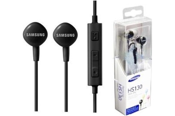 Słuchawki Samsung EOHS1303 Dokanałowe Przewodowe czarny