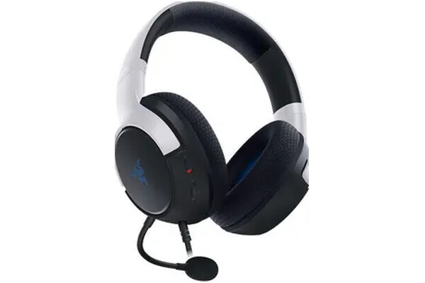 Słuchawki Razer Kaira PlayStation Nauszne Przewodowe biało-czarny