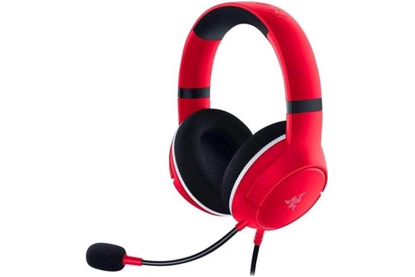 Słuchawki Razer Kaira X Nauszne Przewodowe czerwony