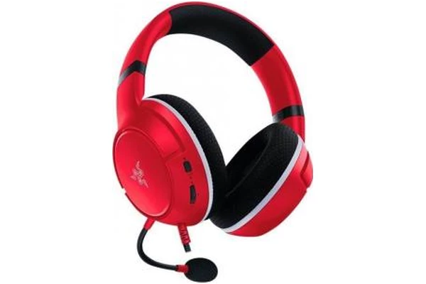 Słuchawki Razer Kaira X Nauszne Przewodowe czerwony