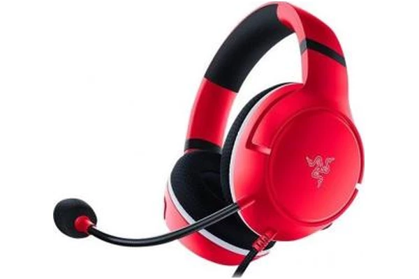 Słuchawki Razer Kaira X Nauszne Przewodowe czerwony