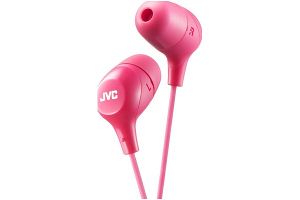 Słuchawki JVC HAFX38MPE Dokanałowe Przewodowe różowy