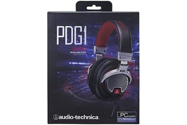 Słuchawki AUDIO-TECHNICA ATHPDG1A Nauszne Przewodowe czerwony