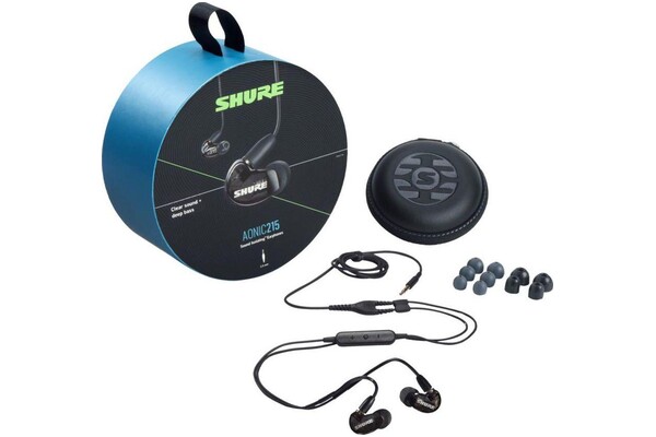 Słuchawki Shure SE215 Aonic 215 Dokanałowe Przewodowe czarny